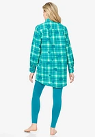 Dreams & Co. Women's Plaid Pj Set