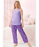 Dreams & Co. Women's Knit Sleep Tank