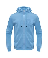 Pro Standard Men's Light Blue Memphis Grizzlies Triple Tonal Dk Full-Zip Hoodie Jacket