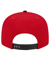 New Era Men's Scarlet/Black San Francisco 49ers Team Establish 9FIFTY Snapback Hat