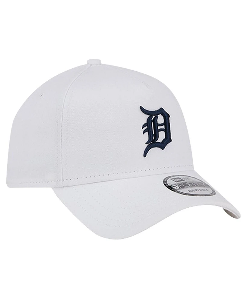 New Era Men's White Detroit Tigers Tc A-Frame 9FORTY Adjustable Hat