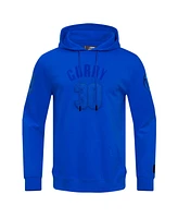 Pro Standard Men's Stephen Curry Royal Golden State Warriors Triple Tonal Player Pullover Hoodie