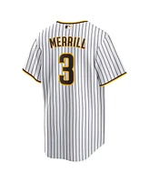 Nike Men's Jackson Merrill White San Diego Padres Home Replica Jersey