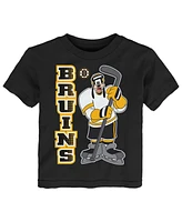 Outerstuff Black/Heather Toddler Gray Boston Bruins Two-Pack Disney Offense Only T-Shirt Set