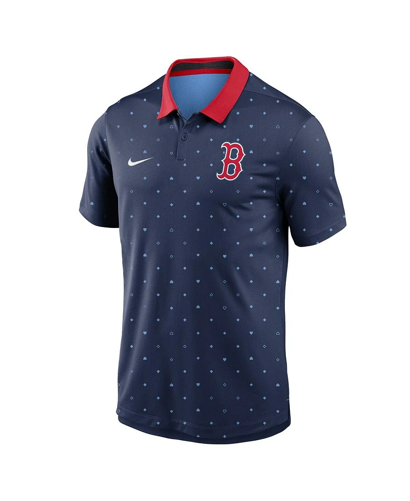 Nike Men's Navy Boston Red Sox Legacy Icon Vapor Performance Polo Shirt