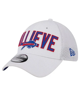 New Era Men's White Buffalo Bills Breakers 39THIRTY Flex Hat