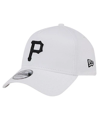 New Era Men's White Pittsburgh Pirates Tc A-Frame 9FORTY Adjustable Hat