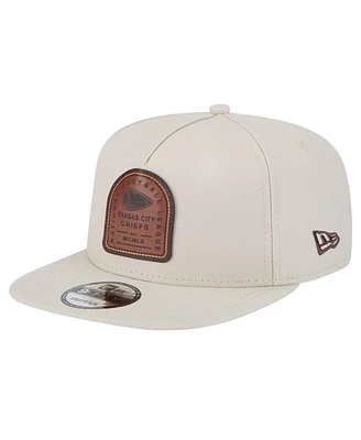 New Era Men's Stone Kansas City Chiefs Premier 9FIFTY Snapback Hat