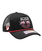 Fan Ink Men's Black New York Red Bulls Atmosphere Trucker Adjustable Hat