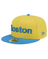 New Era Men's Light Blue Boston Red Sox City Connect 9FIFTY Snapback Hat