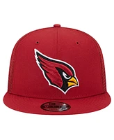 New Era Men's Cardinal Arizona Cardinals Main Trucker 9FIFTY Snapback Hat