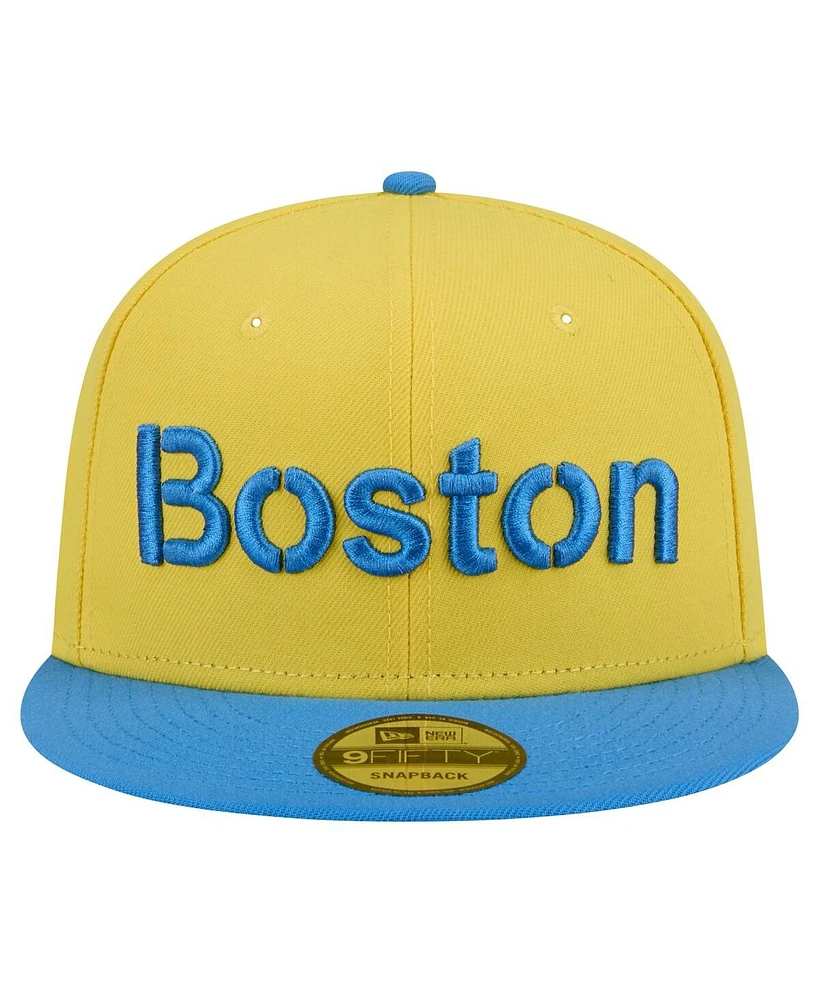 New Era Men's Light Blue Boston Red Sox City Connect 9FIFTY Snapback Hat