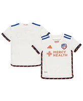 Adidas Toddler White Fc Cincinnati 2024 Aeroready Team Jersey