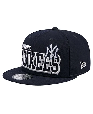 New Era Men's Navy New York Yankees Game Day Bold 9FIFTY Snapback Hat