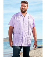 KingSize Big & Tall Short-Sleeve Guayabera Shirt