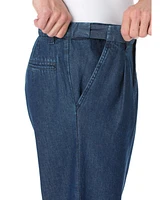 KingSize Big & Tall Relaxed Fit Comfort Waist Pleat-Front Expandable Jeans