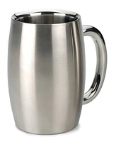 Rsvp International Endurance Stainless Steel Double Wall Beer Mug 15 ounce