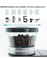 Grosche Brew Mastery Combo: Bremen Burr Grinder Austin G6 Pour Over Coffee Maker