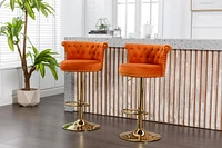 Adjustable Swivel Bar Stools Set for Kitchen