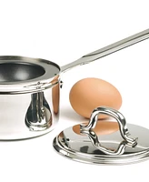 Rsvp International Endurance Stainless Steel Glass Single Egg Poacher Set