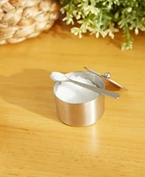 Rsvp International Endurance Stainless Steel Ounce Salt Cellar and Spoon Set