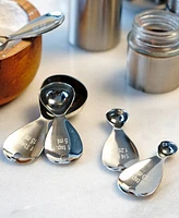 Rsvp International Endurance Stainless Steel 5 Piece Teardrop Measuring Spoon Set