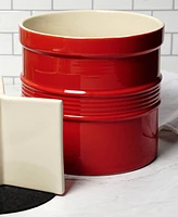 Rsvp International 8" D x 7" H Red Oversized Tool Crock
