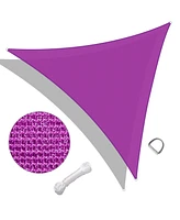 Ft 97% Uv Block Triangle Sun Shade Sail Canopy Outdoor Patio Awning Shelter