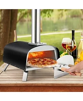 Portable Stainless Steel Outdoor Pizza Oven with 12 Inch Pizza Stone