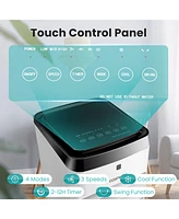 Costway 4-in-1 Evaporative Air Cooler w/ Fan & Humidifier Remote Control Ice Packs