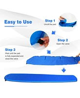 Costway Inflatable Sleeping Pad, Self Inflating Camping Mattress