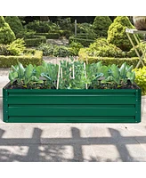 Costway 47"x35.5" Patio Raised Garden Bed Vegetable Flower Plant