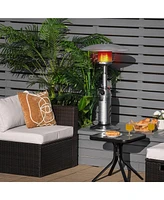 Costway Patio Heater 11,000BTU Portable Tabletop Stainless Steel Standing Propane Heater