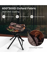 2 Pack Folding Hunting Stool Lightweight Foldable Outdoor Stool Seat