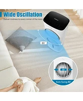 Costway 3-in-1 Evaporative Air Cooler w/ Fan &Humidifier Swamp Fan w/ 9H Timer Remote