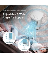 Costway 3-In-1 Evaporative Air Cooler w/ Humidifier & Fan Portable Rolling Swamp Cooler