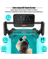 Costway 2.25HP Folding Electric Motorized Treadmill With Speaker