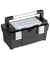 Costway 2-in-1 Rolling Tool Box Set Mobile Tool Chest Storage Organizer