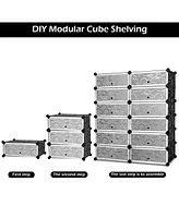 12 Cubic Portable Shoe Rack Shelf Cabinet Storage Closet Organizer