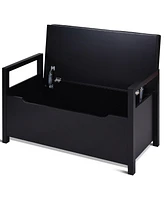 Costway Shoe Bench Storage Rack Cushion Seat Ottoman Bedroom Hallway Entryway