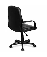 Costway Ergonomic Mid-Back Executive Office Swivel Computer Desk Chair