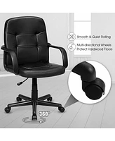 Costway Ergonomic Mid-Back Executive Office Swivel Computer Desk Chair