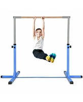 Costway Adjustable Steel Horizontal Training Bar Gymnastics