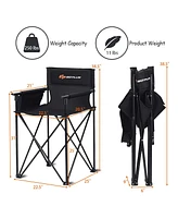 Costway Portable 38'' Oversized High Outdoor Beach Chair