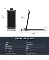 Costway Installation-Free Ultra-Thin Folding Treadmill Exercise