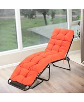 73'' Lounge Chaise Cushion Padded Recliner Cushion