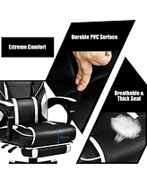 Costway Massage Gaming Chair Reclining Racing Computer Office Chair