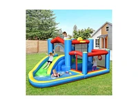 Slickblue Inflatable Kids Water Slide Bounce Castle with 480W Blower