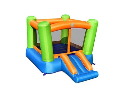 Slickblue Kids Inflatable Bounce House without Blower for Indoor and Outdoor