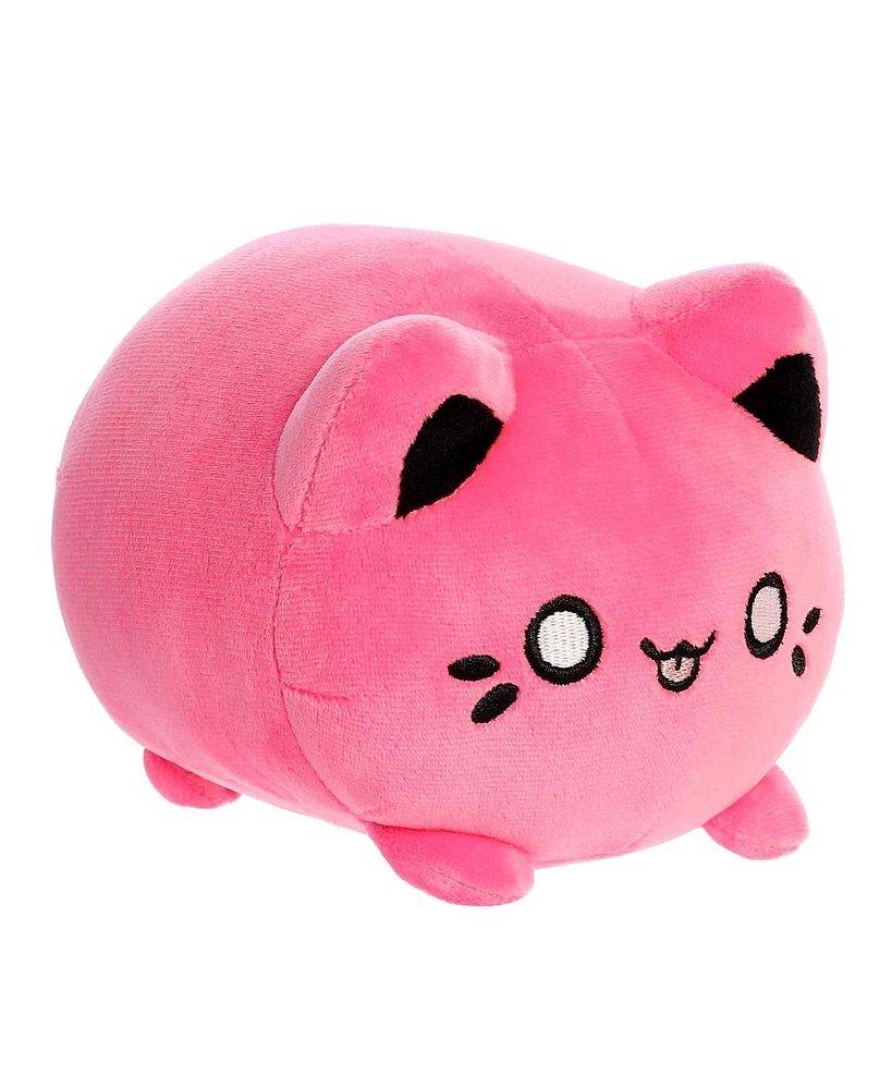 Aurora Small Vivid Pink Meowchi Tasty Peach Enchanting Plush Toy 7"